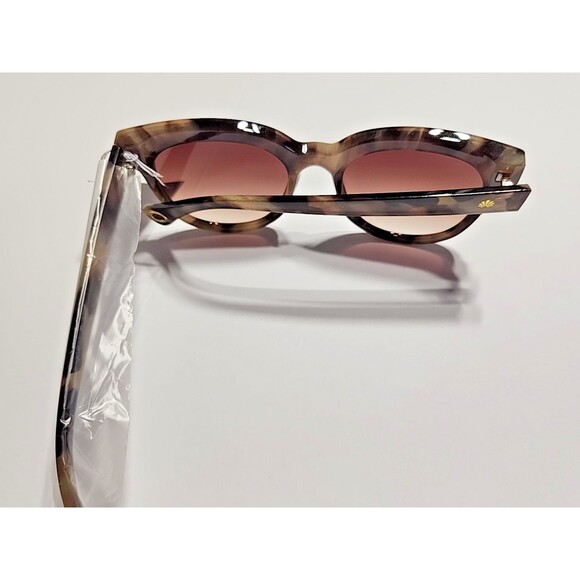 Sunglasses Lele Sadoughi Womens Brooklyn Tortoise 100% UVA/UVB Protection - Picture 4 of 10